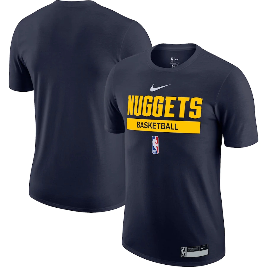 Men's Denver Nuggets Navy 2022/23 Legend On-Court Practice Performance T-Shirt Men's Denver Nuggets Navy 2022/23 Legend On-Court Practice Performance T-Shirt